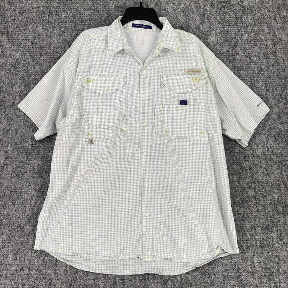 Columbia Shirt Mens L‎ Super Bonehead PFG Fishing Performance Tech Vented - Picture 1 of 7
